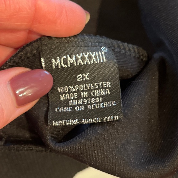 Red Ape Black Gray full Zip Jacket mens 2XL Color Block MCMXXXIII Logo SpellOut - Picture 10 of 15